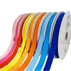 Cinta de poliéster de doble cara de colores, lazo de alta gama para envolver regalos florales y ropa, banda de sombrero de poliéster de colores para manualidades DIY