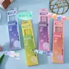 Lápis Macaron 2B para Crianças, Papelaria Simples para Escrever, Caixa com 12 Peças, Lápis Específicos para Estudantes, Fofo