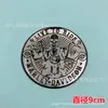 Adesivo Tampa de Tanque de Combustível de Motocicleta Adesivo de Carro Caveira Adesivo de Corpo de Metal Etiqueta Traseira de Carro Emblema de Caveira Etiqueta Decorativa de Alumínio