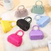 2025 Verano Nuevo PVC Jelly Shell Bag Mini Bolso Bolso de Mano Trendy Explosivo Un Solo Hombro Cruzado Bolso de Mujer