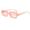 Nuevas Gafas de Sol de Moda Transfronterizas Europeas y Americanas de Montura Pequeña Retro Sencillas Ins Tendencia para Mujer Color Gelatina Gafas para Hombre