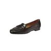 Versão em Pele de Ovelha ~ Novo Estilo 2025 Sapatos Rasos de Calçar Fácil e Preguiçosos para Mulheres, Mocassins Planos, Sapatos Pequenos de Couro, Mocassins
