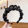 Diadema de estilo de cabello para la frente de caña alta 2026, versátil con dientes para un agarre antideslizante, diadema para lavarse la cara, colección de accesorios para el cabello para mujeres