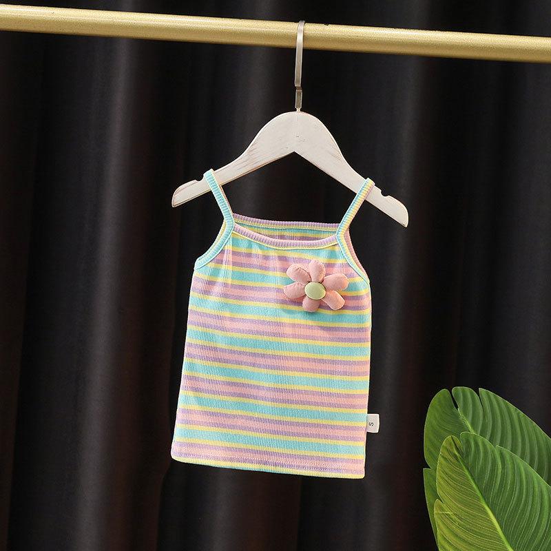 立体花吊带套装