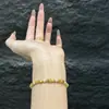 Pulsera de Ojo de Tigre Dorado 2025 con un Toque de Alta Gama, Versátil y Lujosa, Color Dorado, Atrae Riqueza, Pulsera Mayorista que Atrae Riqueza