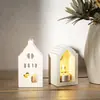 Amapola de 4 Piezas Adorno de Casa Estilo Europeo Molde de Silicona Lámpara Decorativa de Atmósfera DIY Silueta Luz Nocturna Molde de Yeso