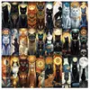30 Marcapáginas de Animales, Tarjetas de Papel Creativas, Marcadores de Libros de Lectura, Carpetas Plegables Esenciales para Estudiantes con Buen Aspecto