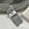Calcetines Gris Oscuro para Mujer, Primavera, Otoño e Invierno, Calcetines Finos Transpirables de Media Pantorrilla, Calcetines Holgados de Algodón Estilo Japonés Negro, Calcetines Largos al por Mayor