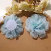 Super Fada Temperamento Gentil Malha Camélia DIY Preguiçoso Casual Presilha de Garra Elástico de Cabelo Broche Roupas Acessórios de Flor