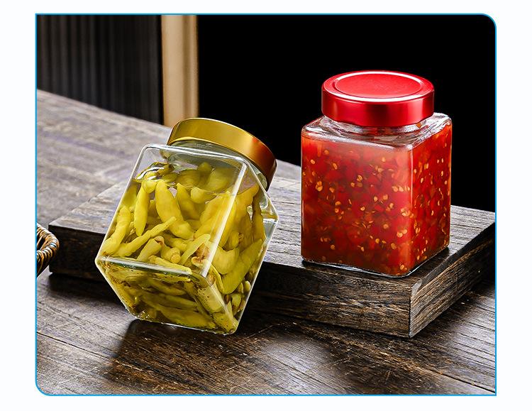 大口玻璃密封罐批发