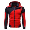 Moletom com zíper diagonal transfronteiriço, moletom liso, moletom masculino outono/inverno, sportswear casual moderno e estiloso