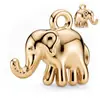 Aleación de Zinc Color KC Colgantes de Animales Joyería Hecha a Mano Accesorios Llaveros para Mujer Suministros Encantos de Cisne Elefante Venta al por Mayor
