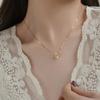 Collar de cisne pequeño totalmente de diamantes Cadena de clavícula elegante de lujo ligero para mujer Moda igual de TikTok collar versátil