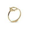 Anillo de acero de titanio con hebilla abierta, estilo europeo y americano, para mujer, diseño de nicho moderno, anillo dorado con hebilla, joyería