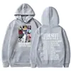 Venta Caliente Transfronteriza Moda Otoño Casual con Forro Polar para Hombres y Mujeres Sudadera con Capucha Sudadera Estampado de Alfabeto Sudadera