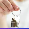 Organizador de llaveros de metal adecuado para uso doméstico, para mujeres y hombres, localizador de llaves de coche, separador de llaveros
