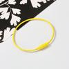 Creativo DIY hecho a mano llavero anillo pintura de color anillo de alambre de acero inoxidable cadena anillo etiqueta hebilla colgante de mochila