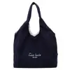 Bolso de Hombro Bordado de Pana Estilo Japonés Bolso de Mano Simple Casual Versátil Bolso Tote Pequeño Gran Capacidad Bolso Tote para Viajes