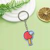 Série de tênis de mesa chaveiro criativo temu saco chaveiro chaveiro chaveiro criativo pequeno presente PVC cola macia DIY