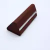 Estuche Triangular para Gafas con Veta de Madera, Elegante Estuche Resistente a la Presión para Gafas de Sol, Estuche para Gafas Hecho a Mano, Estuche Plegable con Succión Magnética para Gafas de Miopía