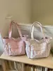 Bolso de Hombro Shuai Mijia, Estilo Coreano Pana Simple Casual Lona, Gran Capacidad, Adecuado para Clase y Viajes Diarios, Bolso Tote de Alta Calidad