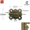 Bisagra de mariposa 018 accesorios para gabinetes y herrajes para cajas de madera bisagra de jaula de pájaros de 90 grados bisagra de tamaño mini galvanizada