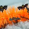 Colgante de murciélago de color calabaza Nuevo fondo de Halloween Fantasma colgante Tira de lana Fantasma Festival Fondo Decoración Accesorios