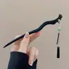 Novo grampo de cabelo antigo estilo chinês com borla para mulheres, elegante e versátil, adequado para Hanfu, cheongsam e penteados presos