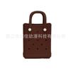Bolsa de Praia Eva, Celebridade da Internet Europeia e Americana, Bolsa para Acessórios DIY, Bolsa de Mão Coreana de Nicho, Bolsa com Furos da Moda