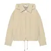 AliExpress transfronterizo Primavera 2026 Nueva Chaqueta Casual de Moda para Mujer con Capucha Desmontable 6318263