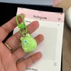 Lindo caricatura ojo grande extraño llavero lindo divertido estudiante mochila colgante regalo para novias regalos creativos joyería al por mayor