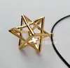 Collar Colgante Merkaba Mano de Fátima Collar Árbol de Sri Fresco y Dulce No