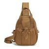 Mochila Leve para Exterior Unissex Nova Esportiva de Montaria Bolsa de Peito Versátil para o Dia a Dia Ombro Mochila Multifuncional