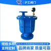 Válvula de Escape Composta Hugong de Xangai Carx-16Q Ferro Fundido Dúctil Válvula de Escape Automática Válvula de Escape com Flange Rápida