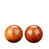 Bolas de Saúde de Madeira Maciça, Bolas Fitness para Massagem nas Mãos, Bolas de Massagem para Mãos para Pessoas de Meia-Idade e Idosos, Bolas de Saúde de Madeira Natural