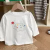 Camiseta de Manga Larga 100% Algodón para Bebé Pequeño Infantil Ropa Infantil Otoño Nuevo Estilo Infantil Pequeño y Mediano Bebé Primavera y Otoño Más Vendido Top