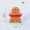 Novidade Transfronteiriça Micro-Paisagem Criativa Boneco de Pão de Gengibre de Natal Figuras Acessórios de Decoração DIY Ornamentos de Mesa e Carro