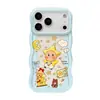 Urso Estrela é Adequado para Capa de Celular Apple Iphone16Promax 17 Transparente 14 Desenho Animado Fofo 13 Suporte 15