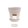Maceta Redonda Grande Simple Transpirable para Balcón de Casa y Escritorio para Plantar Rosas