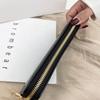 Billetera Larga 2024 Cuero Brillante para Hombre y Mujer Clutch con Cremallera Múltiples Ranuras para Tarjetas Gran Capacidad Billetera Clutch Moderna