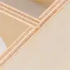 Jaula de hámster de madera de 2 compartimentos, casa para mascotas de madera contrachapada para hámster y jerbo con separador
