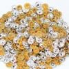 10mm Plástico Fundo Pontiagudo Cor Girassol Espelho Diamante diy Colar Brincos Infantis Acessórios de Joia Material
