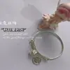 Ter Você É Minha Fonte de Força~ Pulseira de Sino com Caractere Fu Super Significativo, Ajustável, Versátil, Fofa, Nicho