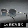 Nuevas Gafas de Sol de Moda Tipo Caja 35046 Gafas de Sol Retro Europeas y Americanas para Hombre Modernas Versátiles para Conducir