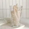 Taza de Vidrio con Popote de Gato Kt de Alta Apariencia Taza de Vidrio Hello Kitty para Uso en Casa Taza para Beber de Gran Capacidad para Oficina