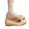 Zapatos Planos de Estilo Francés con Tacón Oculto, Estilo Ballet, Escotados, Zapatos Individuales para Mujer, Novedad 2026 Otoño Verano, Mocasines Mary Jane Absolutamente Hermosos