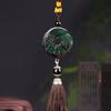 Colgantes de Coche de Obsidiana de Colores de los Doce Signos del Zodíaco, Accesorios de Hebilla de Seguridad de Alta Gama, Colgantes para Coche del Zodíaco, Venta al por Mayor Cerdo, Dragón y Serpiente