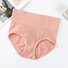 Calcinha Feminina Sem Costura Favo de Mel 3D Cintura Alta Algodão Puro Respirável Controle de Barriga Levanta Bumbum Atacado Feminino