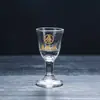 Vaso de cristal para Moutai, vaso de chupito de 10 ml, juego de decantador de licores, juego de siete piezas, diseño Feitian