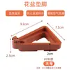 Base Triangular para Ventilação e Prevenção de Podridão das Raízes, Bandeja Base Móvel, Pé para Vaso de Flores, Base Elevatória para Vaso de Flores